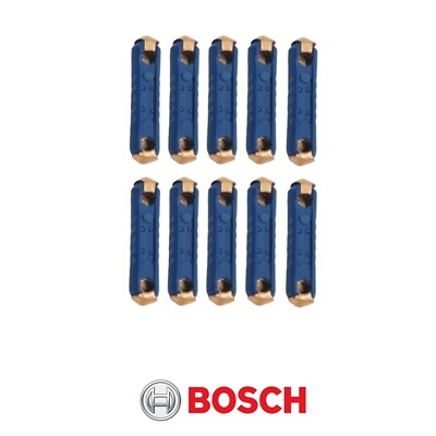 10 X 1954-19 Mercedes Benz OEM 25 Amp Blue GBC Torpedo Fuses Bosch