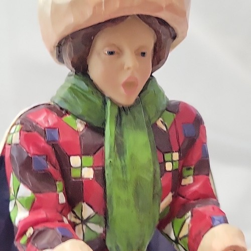 JIM SHORE Here We Come A-wand'ring So Fair to Be Seen WOMAN CAROLER FIGURINE - Picture 18 of 22