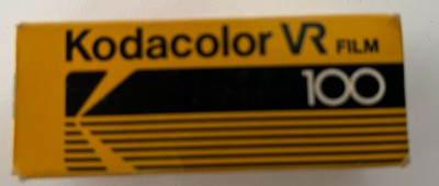 Kodak Kodacolor VR100 film for color prints.  NOS. Exp. 6/1986 in Cold storage.