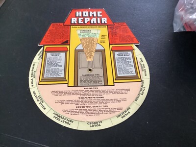 Norco 1980 Minor Home Repair Dial Fix it Up Chart