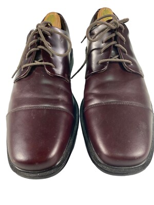 Rockport Waterproof Mens Size 9.5 W Brown Leather Cap Toe 