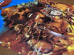 Nobunaga's Ambition Nintendo NES Foldable Promo Poster Insert ONLY