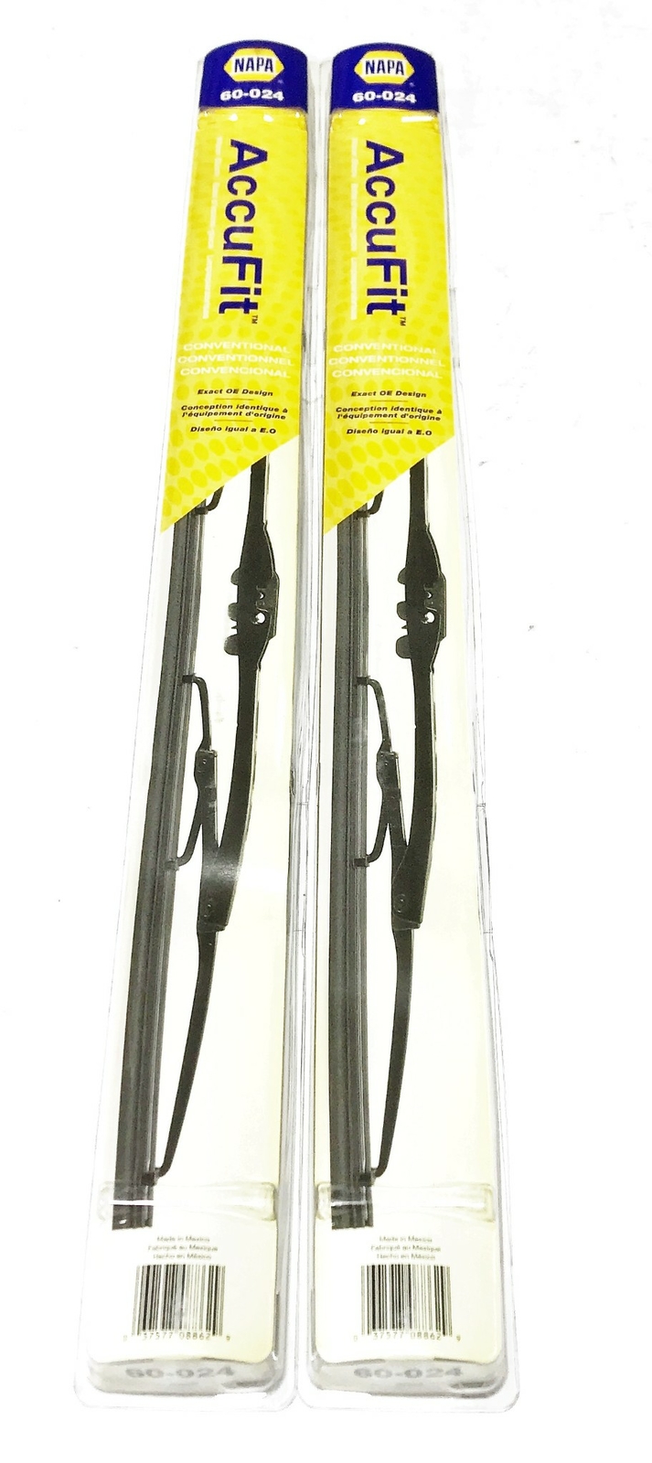 NAPA "AccuFit" Windshield Wiper Blade 60024 [Lot of 2] NOS eBay