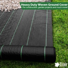50sqm Woven Weed Membrane Landscape Ground Fabric | Off-Cuts of Varying Sizes