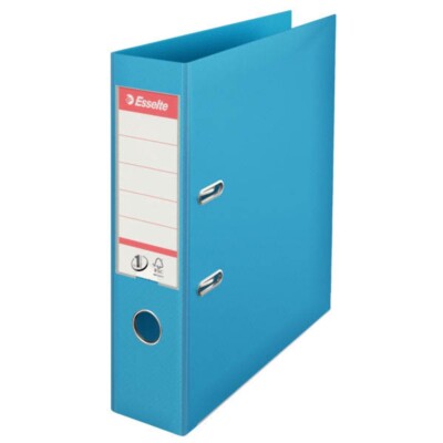 10x Esselte 811311 No.1 POWER Ordner hellblau Kunststoff 7,5 cm DIN A4