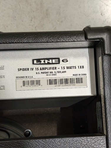 Line 6 Spider IV 15 Guitar Amplifier - Working, Signs of Use - Picture 6 of 6