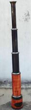 Antique Brass Telescope Marine Nautical Leather Pirate Spyglass Vintage Scope