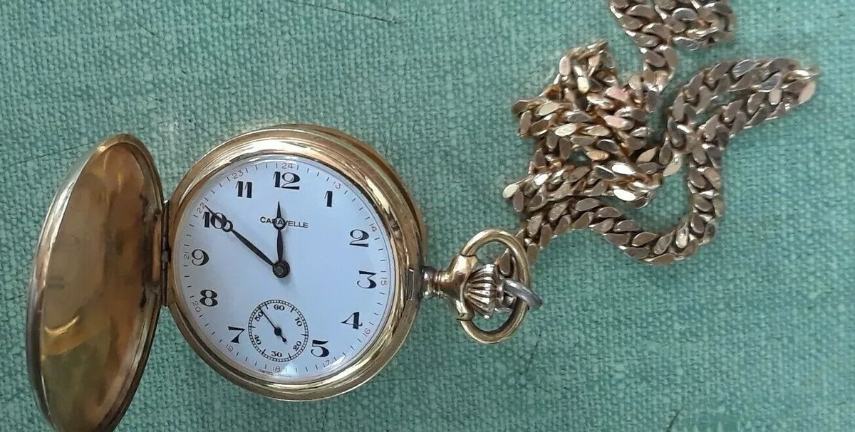Bulova caravelle shop pocket watch