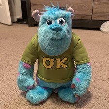 Disney 12" Sulley Monsters University Plush Stuffed Monster Sully - NOT WORKING