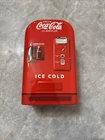 Vintage Coca-Cola Mini Vending Machine Replica Tin Ice Cold Bottle