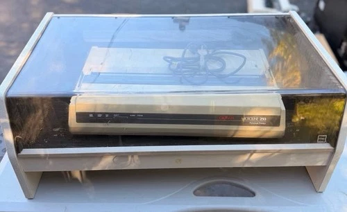 Vintage Okidata Microline 293 Personal Printer with Protective Cover