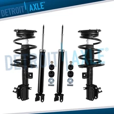Front Spring Struts Assembly + Rear Shock Absorbers for 2009-2014 Nissan Maxima
