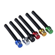6 pcs Motorcycle Breather Hose Gas Fuel Tank Cap Vent, Motorcycle Gas Cap Black