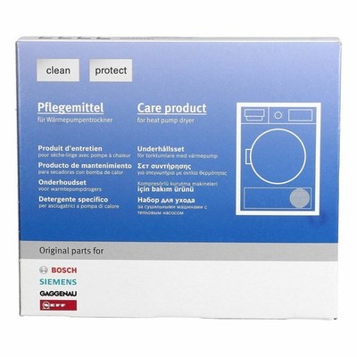 Pflegeset BOSCH 00312111 Reiniger für Wärmepumpentrockner mit Pflegeprogramm