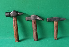 LOTTO 3 ANTICHI MARTELLI MARTELLO ANTICO IN FERRO BATTUTO E FORGIATO. DM11