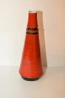 Frankoma pottery vase V-3 signed Joniece Frank #389