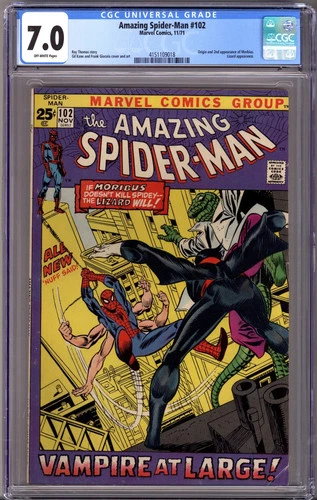 The Amazing Spider-Man Vol 1 102 CGC 7.0 (FN/VF) Marvel (1971)