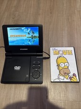 Sylvania SDVD7015 Portable DVD Player 7" Screen Tested Good Condition DVD