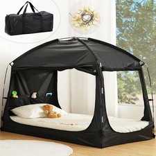 Twin Bed Tent for Adult and Kids, Blackout Bed Tents Reduction 99 Sleeping Tent