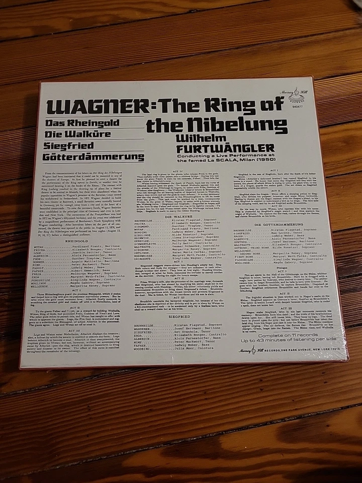 NEW Wagner: The Ring Of The Nibelung 11 x LP 1977 Murray Hill SEALED Nice NOS - Image 2 of 4