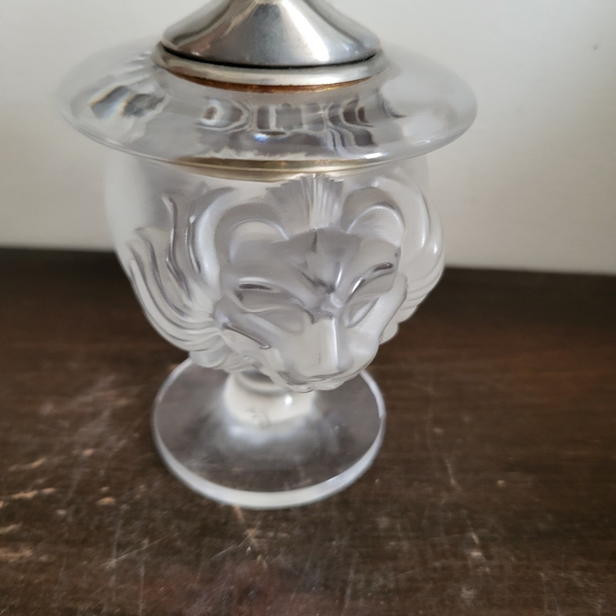 Lalique France Tête de Lion (Lion Head) Crystal Table Lighter | eBay