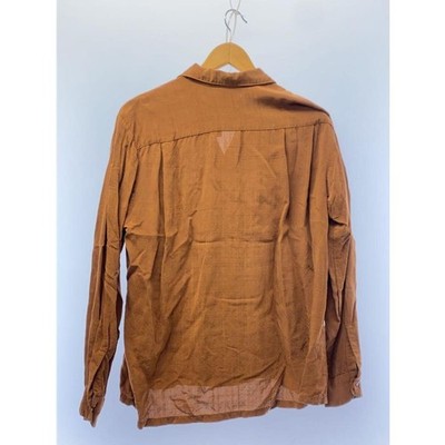 Davinci 60s Long-Sleeve Shirt, Size L, Rayon, Brown | eBay