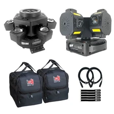 SPIN-TRIX Motion Beam Light SPIN-FURY Laser Light DJ Stage Effect Fixtures Pack