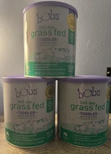 Lot Of 3 Bubs 365 Day Grass Fed Toddler Nutritional Drink Powder ~ Exp. 01/2027