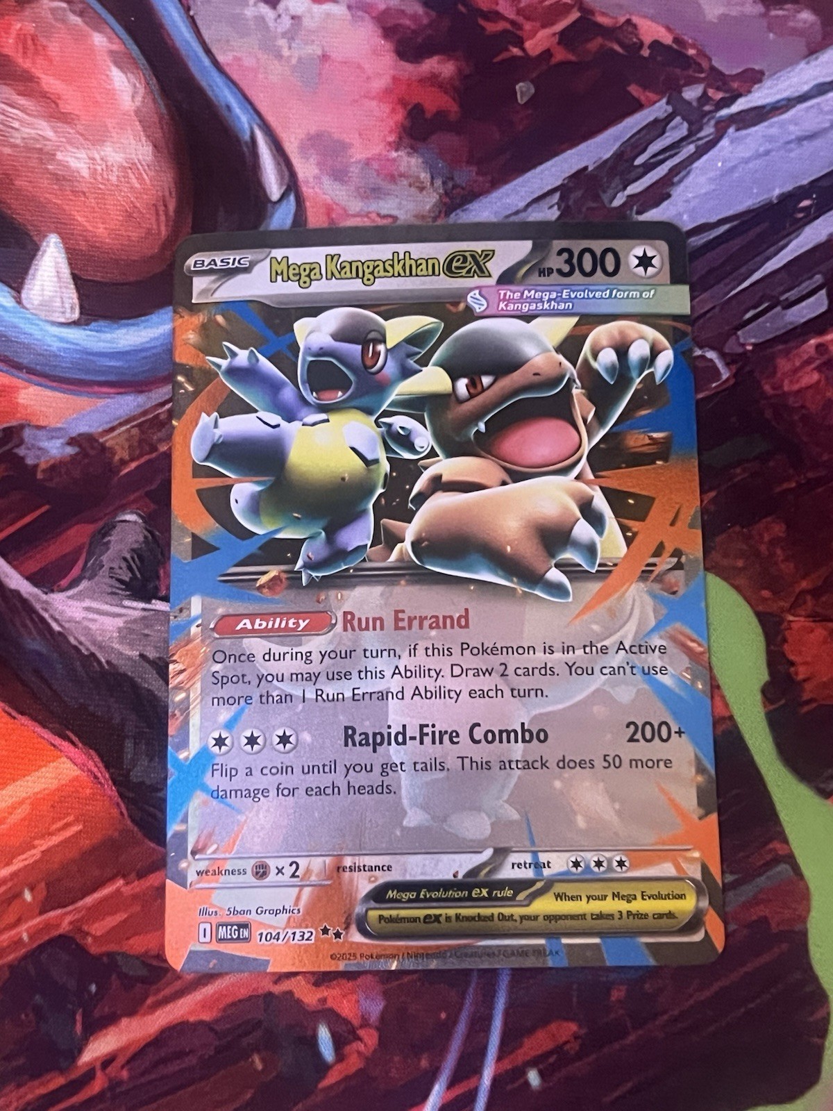 Pokémon TCG Mega Kangaskhan EX #104/132 Mega Evolutions NM/M