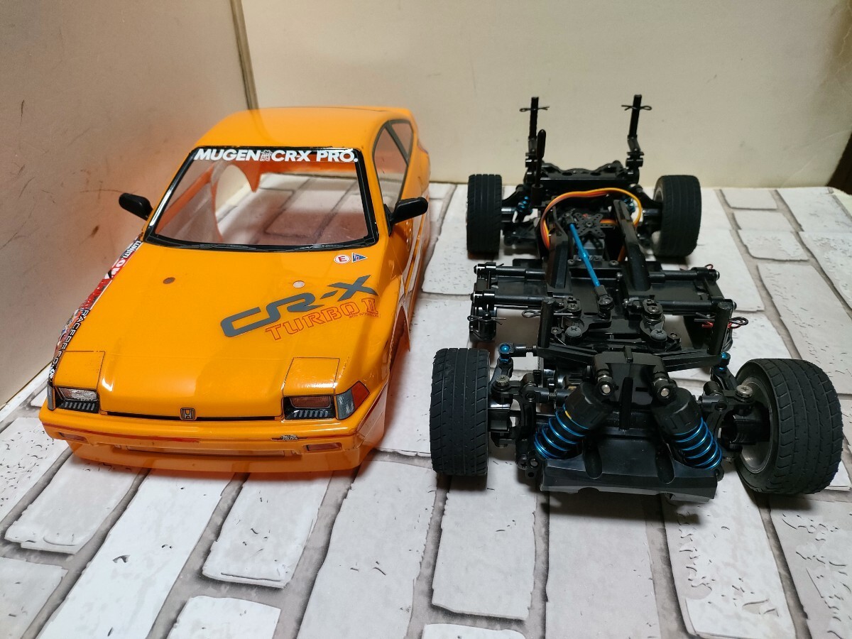 タミヤ M-05 CR-X Tamiya Honda CR-X M05 - YouTube