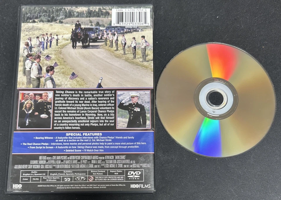 Taking Chance Kevin Bacon Nicholas Art Blanche Baker Tom Aldredge HBO 2009 Used - Image 2 of 4