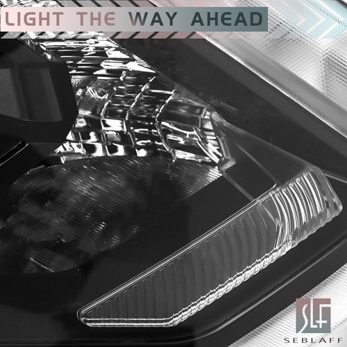 For 17 18 19 Nissan Rogue LED DRL Halogen Headlights