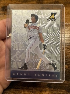 1997 Manny Ramirez Pinnacle X-Press Far and Away Cleveland Indians # 17 Of 18