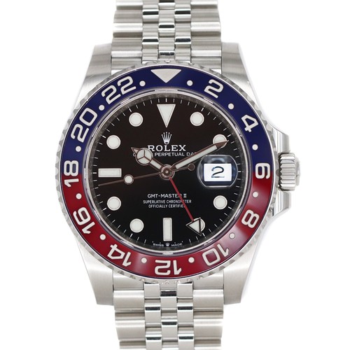 Rolex GMT Master II 126710BLRO 40mm SS Automatic Box Papers Warranty #KN014