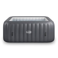 Wave Pacific 6 Person Inflatable Hot Tub - Dark Grey