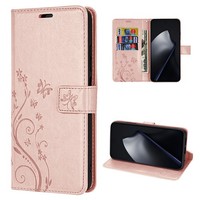 HüLle FüR Xiaomi 15T Handy Tasche HandyhüLle Wallet Case Flip Cover Rosegold