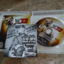 Playstation 3 (PS3) WWE 12 (2K12) Complete w/ Manual CIB Complete 