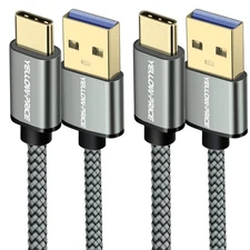 Yellowprice USB-C Type C Cable, Fast Charging & 5Gbps Data Transfer, 3ft, 2-Pack