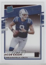 2020 Panini Chronicles Clearly Donruss Rated Rookie Red 31/199 Jacob Eason 0i8b