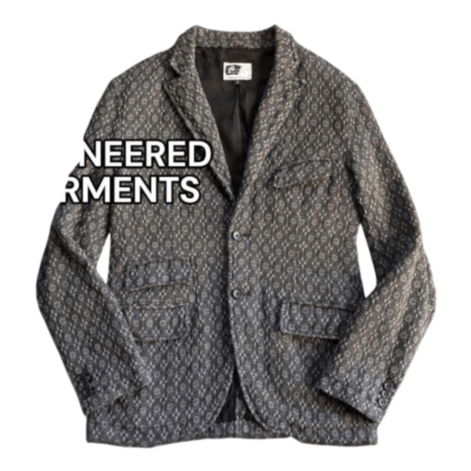 Engineered Garments Embroidered Pattern Tailored … - image 1