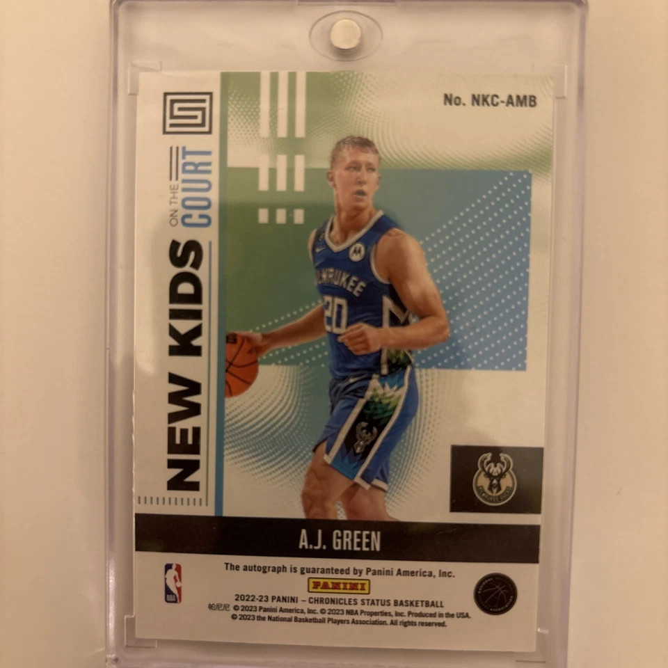 2022-23 Chronicles Status AJ Green New Kids on the Court Rookie Autograph RC - Image 2 of 4