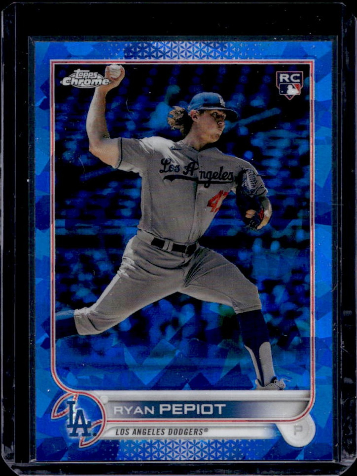 2022 Topps Chrome Update Sapphire Ryan Pepiot RC Rookie #US109 Dodgers