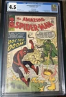 Amazing Spider-Man #5 CGC 4.5 1963 UK VARIANT. OW/W pgs. 1st Dr Doom outside FF.