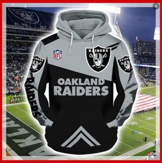 Pemagear Oakland Raiders 3D Hoodie