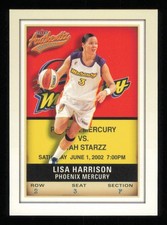 2002 Fleer Authentix WNBA #41 Lisa Harrison  Basketball MERCURY NM-MT