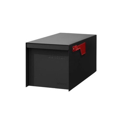 adoorn Post Mount Mailboxes, 9.5 x 9.5 x 20.75 (HxWxD) Large, Galvanized Stee...
