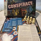 Vintage 1980's Conspiracy Board Game 1982 Milton Bradley Played Once Complete