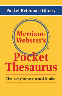 Merriam-Webster's Pocket Thesaurus (Pocket Reference Library) - ACCEPTABLE