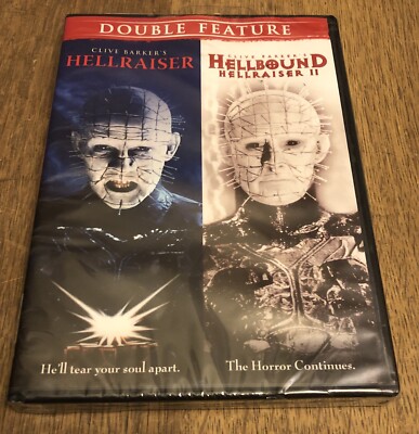Horror Double Feature: Hellraiser  - Hellbound Hellraiser 2 DVD New Sealed