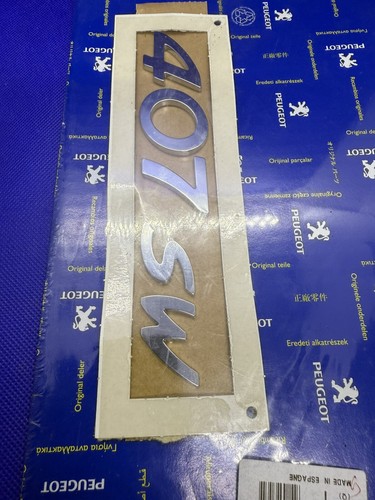 Logo Insignia Emblema Sigel 407 Sw Peugeot Original 8665.CP Nuevo Bajo Blister - Imagen 11 de 12